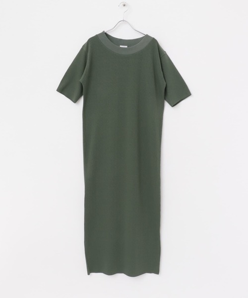 ITEMS URBANRESEARCH（アイテムズ アーバンリサーチ）の「セルフカットTシャツワンピース（ワンピース・レディース・ブラウン/グリーン/ホワイト系その他・FREE）」の21枚目の写真