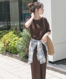 ITEMS URBANRESEARCH | セルフカットTシャツワンピース(ワンピース)