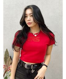 EVRIS | ERSカッティングショートTシャツ(Tシャツ/カットソー)