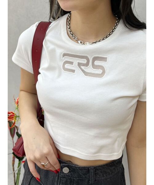 EVRIS（エヴリス）の「ERSカッティングショートTシャツ（Tシャツ/カットソー・レディース・ホワイト/レッド/ブラック・FREE）」の19枚目の写真