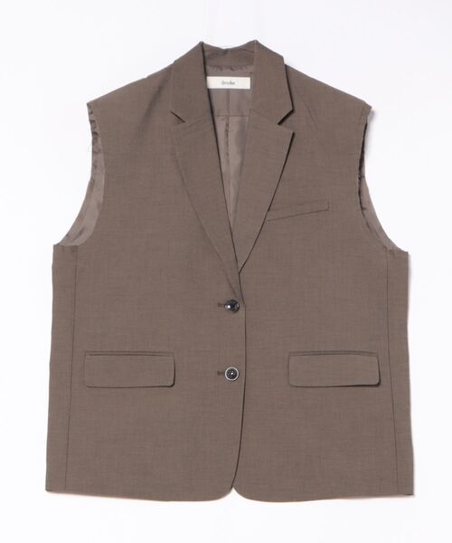 【試着のみ｝anuke CutOFF Over Vest 36 ànuke online store（アンヌーク） / Cutoff Over VestCutoff