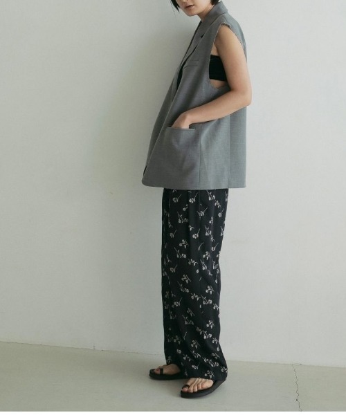 「anuke」 ベスト 38inch グレー レディース ANUKE アンヌーク Cutoff Twill Vest 即日発送 : RAPTURE - 通販