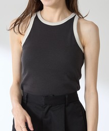 【ZOZO限定】カップ付きバイカラータンク