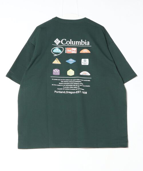 Columbia(コロンビア)の「コロンビア スタックブルックグラフィックショートスリーブTシャツ(Tシャツ/カットソー・メンズ・ダークグリーン/サックスブルー/ブラック/ホワイト・SS/S/M/L/LL)」の5枚目の写真