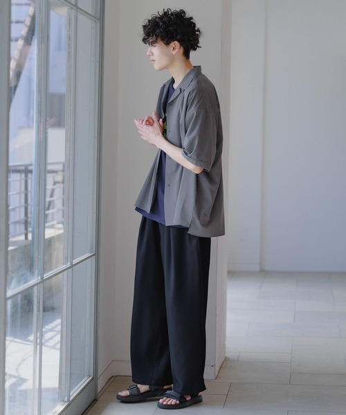 セール】TR開襟シャツ（シャツ/ブラウス）｜niko and