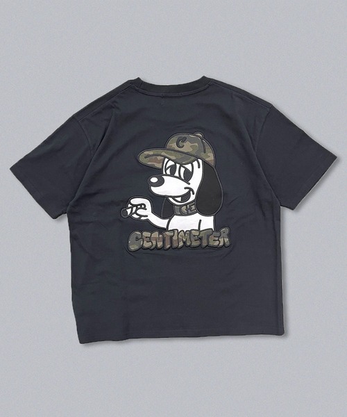centimeter(センチメーター)の「Camo CMT ruler tee(Tシャツ/カットソー・メンズ・ホワイト/ブラック/杢グレー・MEDIUM/LARGE/X-LARGE)」の2枚目の写真