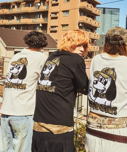 centimeter(センチメーター)の「Camo CMT ruler tee(Tシャツ/カットソー・メンズ・ホワイト/ブラック/杢グレー・MEDIUM/LARGE/X-LARGE)」の5枚目の写真