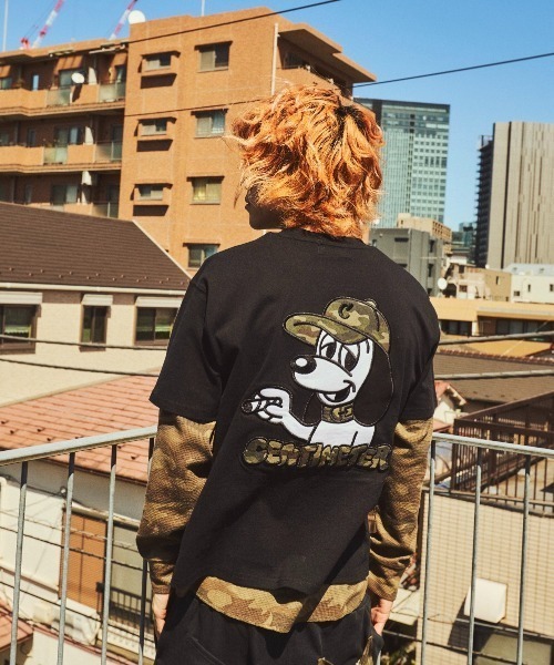 centimeter(センチメーター)の「Camo CMT ruler tee(Tシャツ/カットソー・メンズ・ホワイト/ブラック/杢グレー・MEDIUM/LARGE/X-LARGE)」の8枚目の写真