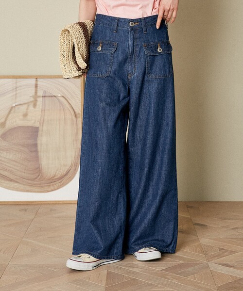 サムシング フリークスストア デニムパンツ 新品タグ付き セール】SOMETHING × FREAK'S STORE/サムシング 別注 サイド