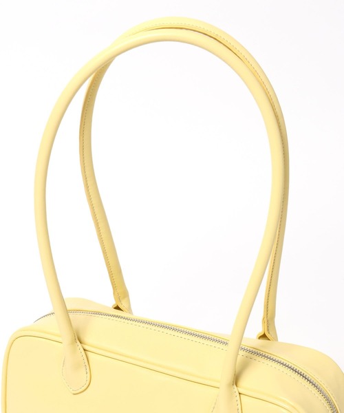 FOREVER 21（フォーエバー トゥエンティーワン）の「【2025SS】ロゴスクエアボストン（ボストンバッグ・レディース・イエロー/ブラック/ライトブラウン・FREE）」の7枚目の写真