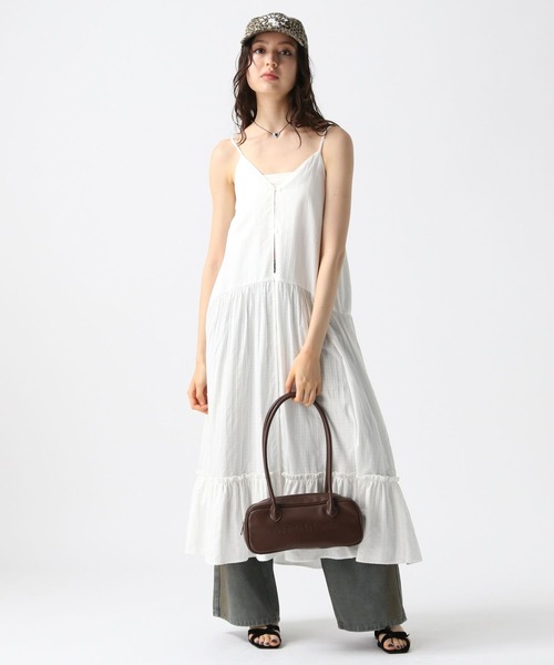 FOREVER 21（フォーエバー トゥエンティーワン）の「【2025SS】ロゴスクエアボストン（ボストンバッグ・レディース・イエロー/ブラック/ライトブラウン・FREE）」の16枚目の写真