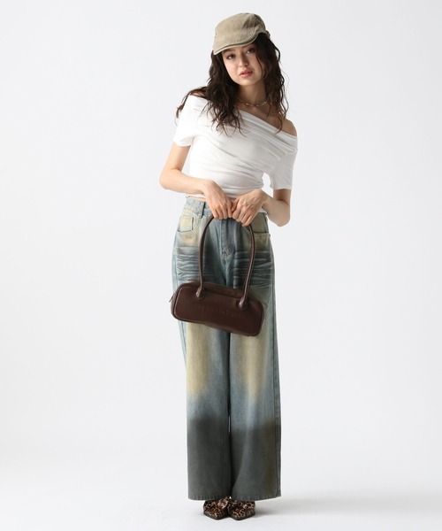 FOREVER 21（フォーエバー トゥエンティーワン）の「【2025SS】ロゴスクエアボストン（ボストンバッグ・レディース・イエロー/ブラック/ライトブラウン・FREE）」の17枚目の写真