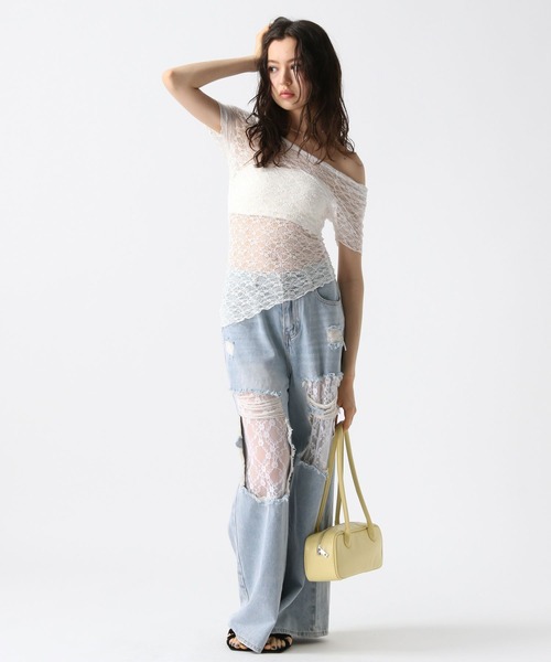 FOREVER 21（フォーエバー トゥエンティーワン）の「【2025SS】ロゴスクエアボストン（ボストンバッグ・レディース・イエロー/ブラック/ライトブラウン・FREE）」の19枚目の写真