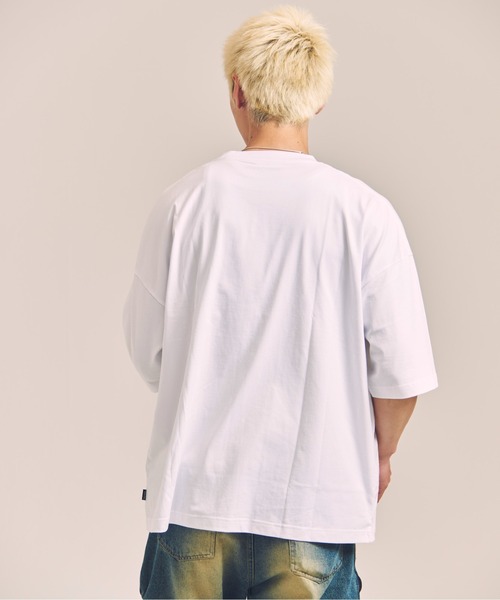 SHELTECH(シェルテック)の「SHELTECH-プレーティング天竺-WideSSTEE(Tシャツ/カットソー・メンズ・ブラック/ホワイト・M/L/XL)」の5枚目の写真