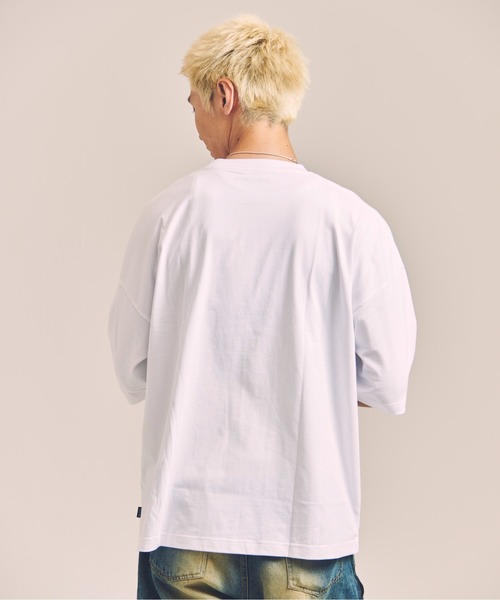 SHELTECH(シェルテック)の「SHELTECH-プレーティング天竺-WideSSTEE(Tシャツ/カットソー・メンズ・ブラック/ホワイト・M/L/XL)」の6枚目の写真
