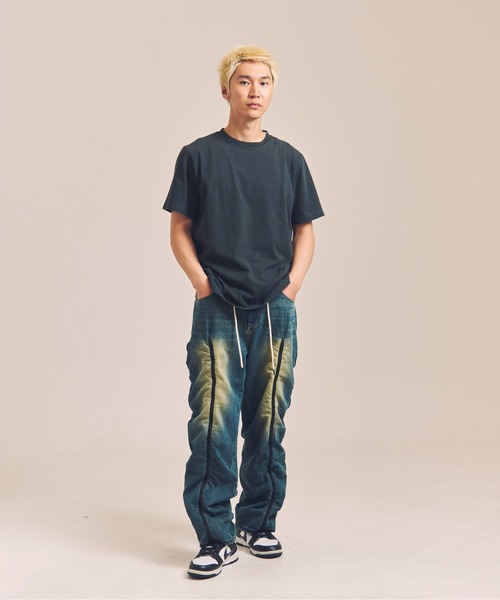 SHELTECH(シェルテック)の「SHELTECH-プレーティング天竺-WideSSTEE(Tシャツ/カットソー・メンズ・ブラック/ホワイト・M/L/XL)」の17枚目の写真