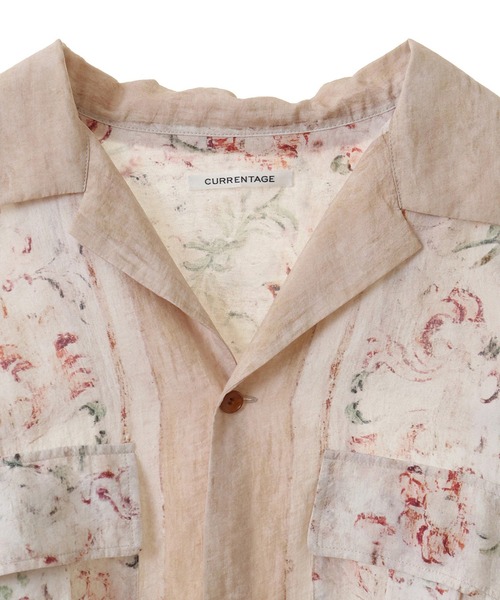 カレンテージ　オープンカラーシャツ BOTANICAL SHIRT（シャツ/ブラウス）｜CURRENTAGE（カレンテージ）の