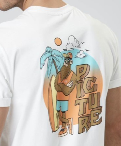 PICTURE ORGANIC CLOTHING(ピクチャーオーガニッククロージング)の「【PICTURE/ピクチャー】GORYA TEE/半袖バックプリントTシャツ(Tシャツ/カットソー・メンズ・ホワイト系その他/ホワイト・LARGE/MEDIUM)」の2枚目の写真