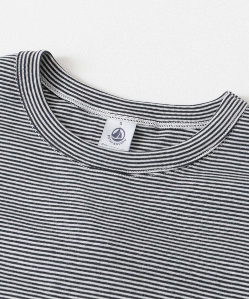 PETIT BATEAU（プチバトー）の「PETIT BATEAU　MC COL ROND（Tシャツ/カットソー・レディース・ブルー系その他/ホワイト系その他・X-SMALL/SMALL/MEDIUM）」の5枚目の写真