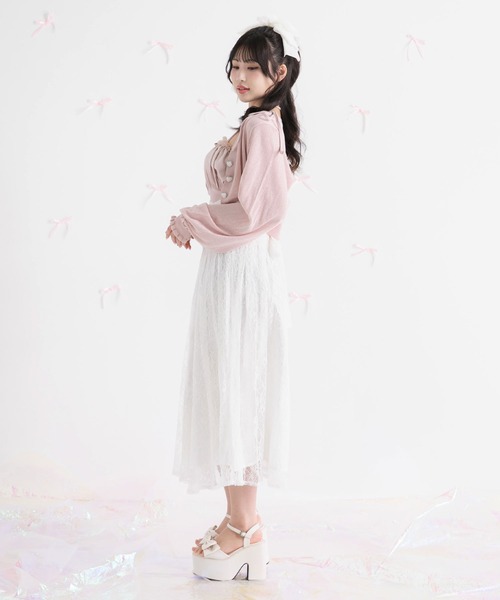 DearMyLoveRose(ディアマイラブローズ)の「バックリボンハイウエストフレアスカート(スカート・レディース・ブラック系その他/ブラック/ブラック系その他2/ホワイト/チェック・SMALL/MEDIUM/LARGE/LL/3L)」の12枚目の写真