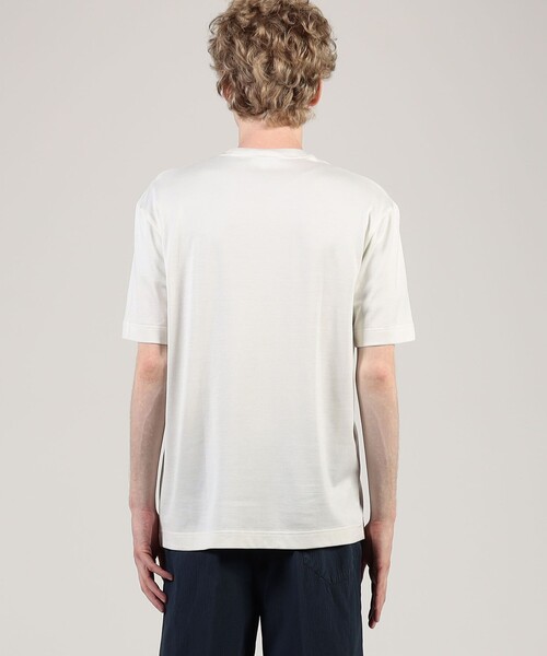 SUNSPEL（サンスペル）の「SUNSPEL コットンシルク クルーネックTシャツ（Tシャツ/カットソー・メンズ・ホワイト/ブラック・M/L）」の6枚目の写真