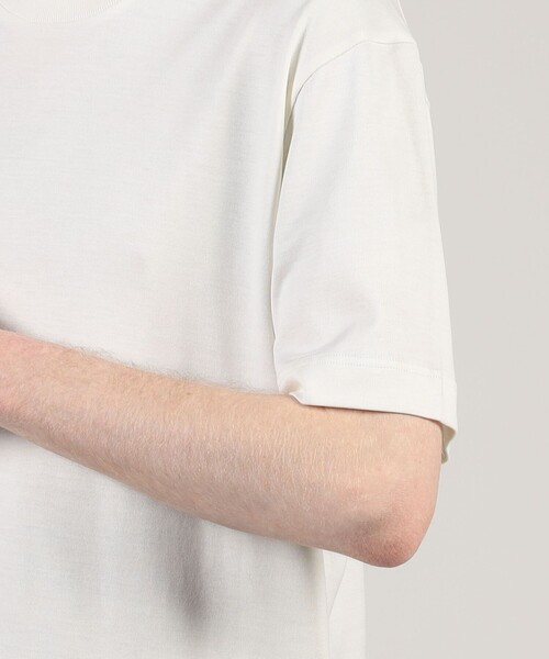 SUNSPEL（サンスペル）の「SUNSPEL コットンシルク クルーネックTシャツ（Tシャツ/カットソー・メンズ・ホワイト/ブラック・M/L）」の8枚目の写真