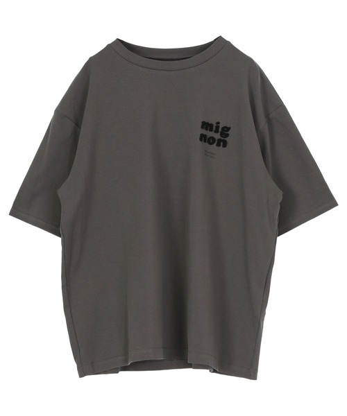 titivate（ティティベイト）の「サガラ刺繍Tシャツ（Tシャツ/カットソー・レディース・チャコール/オフホワイト/ネイビー・L/M/S）」の8枚目の写真