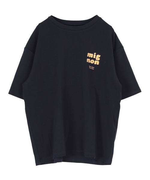 titivate（ティティベイト）の「サガラ刺繍Tシャツ（Tシャツ/カットソー・レディース・チャコール/オフホワイト/ネイビー・L/M/S）」の9枚目の写真