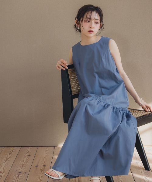 ノースリ 切替 デザインプリーツ ミニ丈 ワンピース LACーVERT ワンピース プリーツ切替ミニ丈ワンピース : ZOZOTOWN