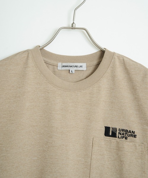 ikka(イッカ)の「URBAN NATURE LIFE アーバンネイチャーライフ ドライスピードポケTシャツ(Tシャツ/カットソー・メンズ・ベージュ/ネイビー/ホワイト/チャコールグレー・L/XL/M/S)」の22枚目の写真