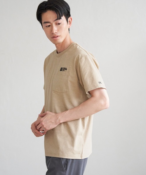 ikka(イッカ)の「URBAN NATURE LIFE アーバンネイチャーライフ ドライスピードポケTシャツ(Tシャツ/カットソー・メンズ・ベージュ/ネイビー/ホワイト/チャコールグレー・L/XL/M/S)」の19枚目の写真