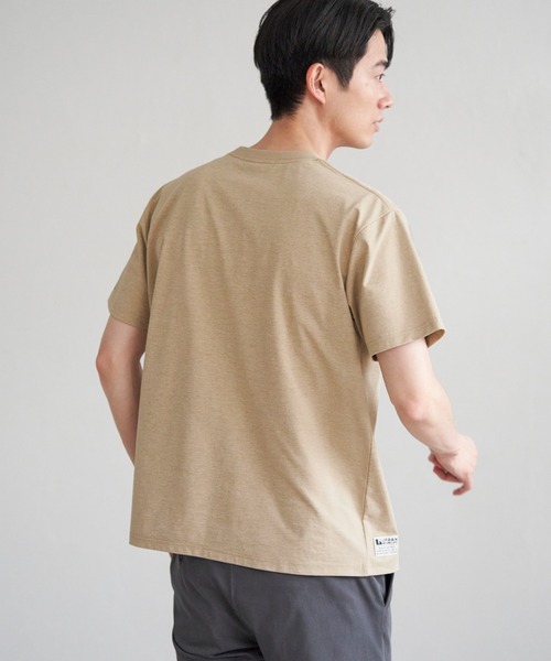 ikka(イッカ)の「URBAN NATURE LIFE アーバンネイチャーライフ ドライスピードポケTシャツ(Tシャツ/カットソー・メンズ・ベージュ/ネイビー/ホワイト/チャコールグレー・L/XL/M/S)」の20枚目の写真
