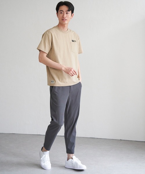 ikka(イッカ)の「URBAN NATURE LIFE アーバンネイチャーライフ ドライスピードポケTシャツ(Tシャツ/カットソー・メンズ・ベージュ/ネイビー/ホワイト/チャコールグレー・L/XL/M/S)」の8枚目の写真