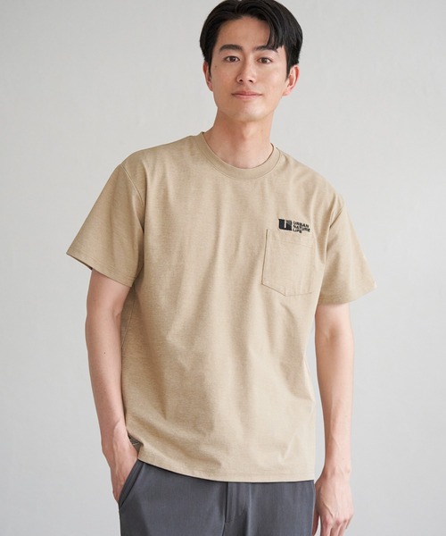 ikka(イッカ)の「URBAN NATURE LIFE アーバンネイチャーライフ ドライスピードポケTシャツ(Tシャツ/カットソー・メンズ・ベージュ/ネイビー/ホワイト/チャコールグレー・L/XL/M/S)」の18枚目の写真