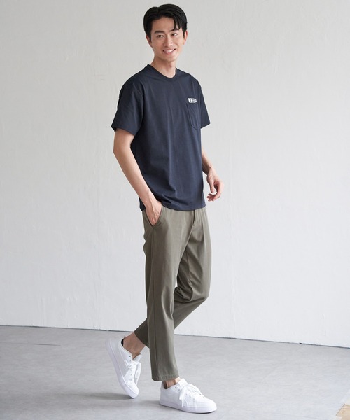 ikka(イッカ)の「URBAN NATURE LIFE アーバンネイチャーライフ ドライスピードポケTシャツ(Tシャツ/カットソー・メンズ・ベージュ/ネイビー/ホワイト/チャコールグレー・L/XL/M/S)」の16枚目の写真
