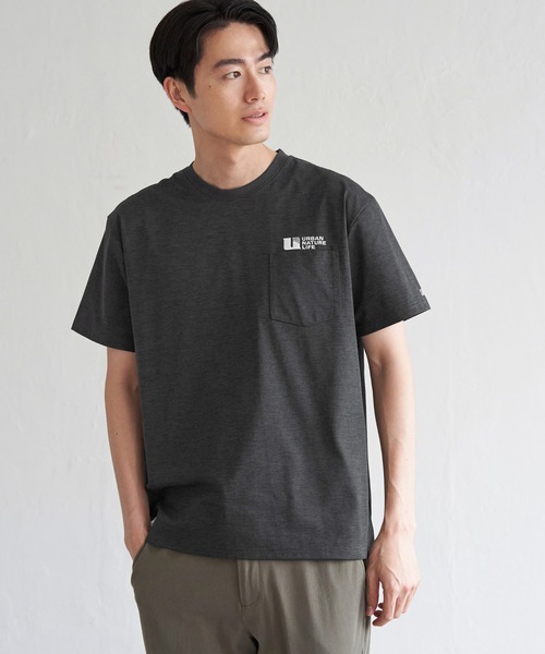 ikka(イッカ)の「URBAN NATURE LIFE アーバンネイチャーライフ ドライスピードポケTシャツ(Tシャツ/カットソー・メンズ・ベージュ/ネイビー/ホワイト/チャコールグレー・L/XL/M/S)」の14枚目の写真