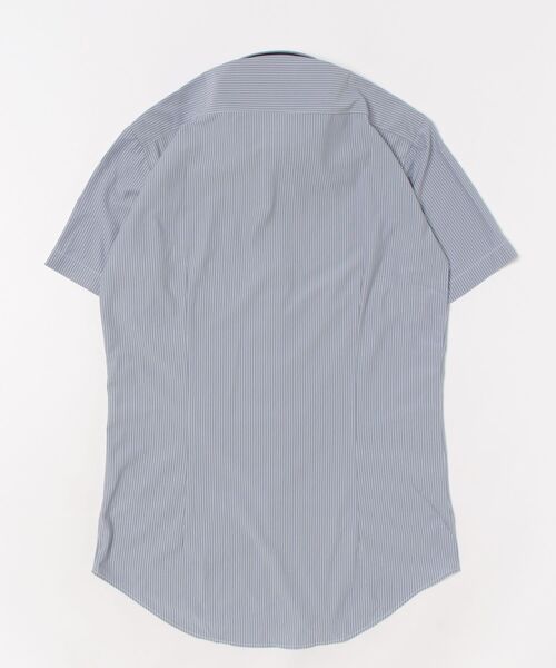 TOKYO SHIRTS(トウキョウシャツ)の「形態安定ノンアイロン ボタンダウン 半袖ストレッチビジネスワイシャツ(ビジネスシャツ・メンズ・ブルーグレー・首回り39cm/首回り41cm/首回り42cm/首回り43cm/首回り37cm)」の7枚目の写真