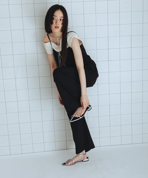 SENSE OF PLACE by URBAN RESEARCH（センスオブプレイスバイアーバンリサーチ）の「撥水UVカットウエストドローオールインワン（サロペット/オーバーオール・レディース・ブラウン/ベージュ/ブラック・MEDIUM/SMALL）」の22枚目の写真