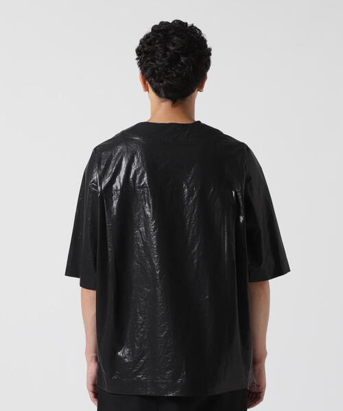 ROYAL FLASH(ロイヤルフラッシュ)の「A.F ARTEFACT/エーエフ・アーティファクト/Coating Baseball Shirts(シャツ/ブラウス・メンズ・ブラック・3/2)」の4枚目の写真