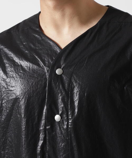 ROYAL FLASH(ロイヤルフラッシュ)の「A.F ARTEFACT/エーエフ・アーティファクト/Coating Baseball Shirts(シャツ/ブラウス・メンズ・ブラック・3/2)」の5枚目の写真