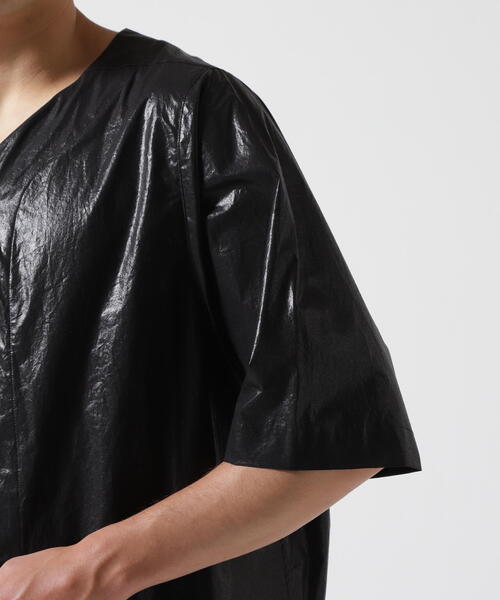 ROYAL FLASH(ロイヤルフラッシュ)の「A.F ARTEFACT/エーエフ・アーティファクト/Coating Baseball Shirts(シャツ/ブラウス・メンズ・ブラック・3/2)」の6枚目の写真