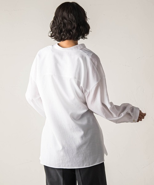 la.f…（ラエフ）の「【biyori】シアーシャツ≪洗濯機で洗える≫（シャツ/ブラウス・レディース・イエロー/キャメル/ホワイト/ブラック・9号）」の21枚目の写真