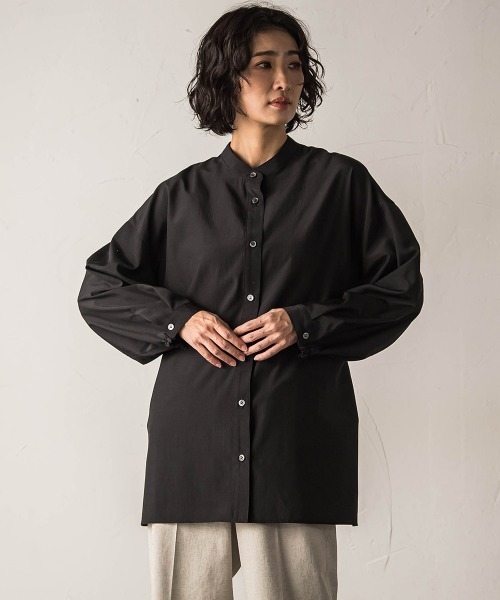 la.f…（ラエフ）の「【biyori】シアーシャツ≪洗濯機で洗える≫（シャツ/ブラウス・レディース・イエロー/キャメル/ホワイト/ブラック・9号）」の14枚目の写真