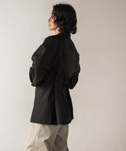 la.f…（ラエフ）の「【biyori】シアーシャツ≪洗濯機で洗える≫（シャツ/ブラウス・レディース・イエロー/キャメル/ホワイト/ブラック・9号）」の13枚目の写真