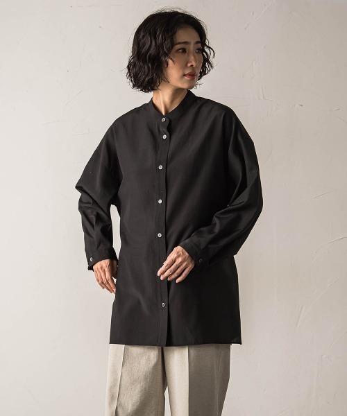 la.f…（ラエフ）の「【biyori】シアーシャツ≪洗濯機で洗える≫（シャツ/ブラウス・レディース・イエロー/キャメル/ホワイト/ブラック・9号）」の11枚目の写真