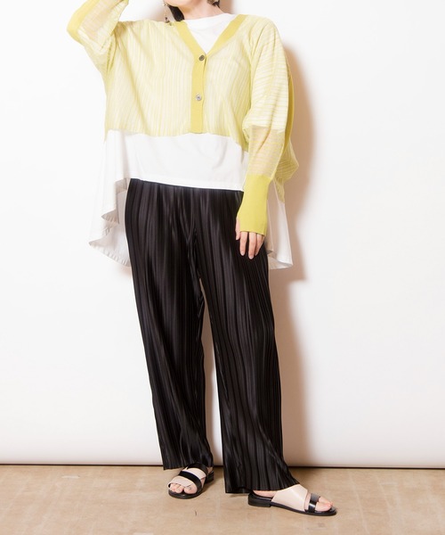 OSMOSIS（オズモーシス）の「バックフレアーTシャツ（Tシャツ/カットソー・レディース・ブラック/ホワイト/ブルー・ONE SIZE）」の11枚目の写真