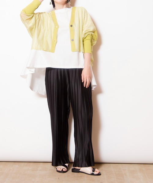 OSMOSIS（オズモーシス）の「バックフレアーTシャツ（Tシャツ/カットソー・レディース・ブラック/ホワイト/ブルー・ONE SIZE）」の10枚目の写真