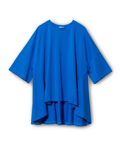 OSMOSIS（オズモーシス）の「バックフレアーTシャツ（Tシャツ/カットソー・レディース・ブラック/ホワイト/ブルー・ONE SIZE）」の5枚目の写真