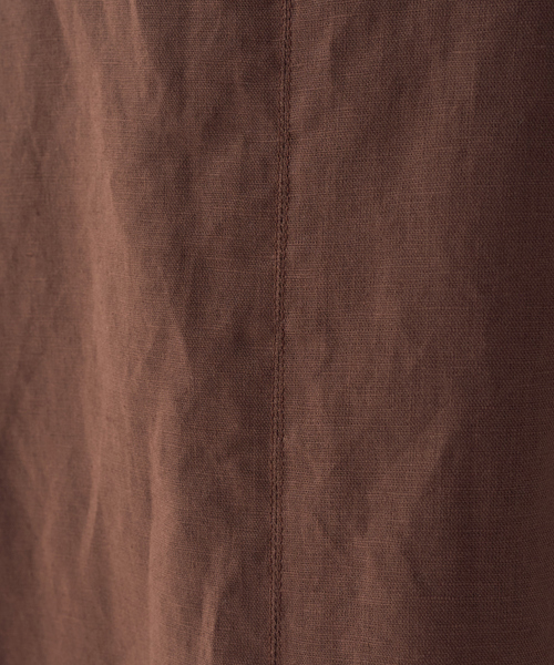 Rouge vif Anna(ルージュヴィフアンナ)の「麻混ノースリーブ後ろタックワンピース(ワンピース・レディース・ブラック/ブラウン・38/36)」の15枚目の写真