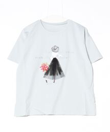 Anna Nicola ガールデザイン半袖Tシャツ